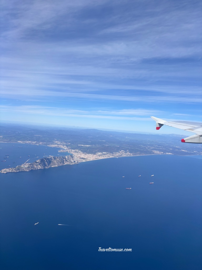 Aerial view of Gibraltar Traveltomuse.com